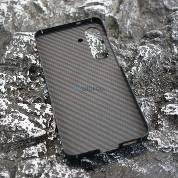 Aramid karbon tok, Samsung S25,  Fekete