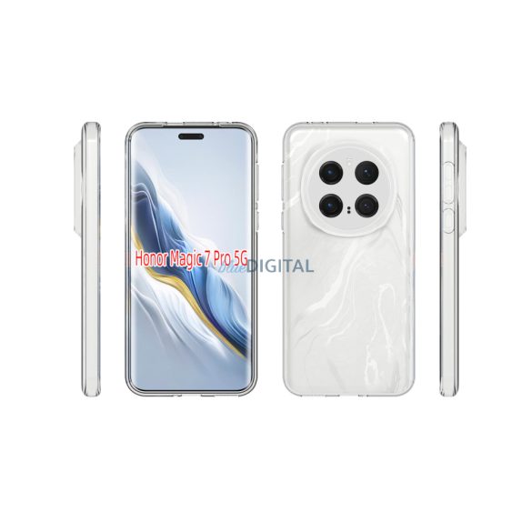 Honor Magic 7 Pro vékony szilikon hátlap,Átlátszó