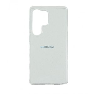 Samsung Galaxy S25 Ultra csillámos szilikon hátlap, Átlátszó