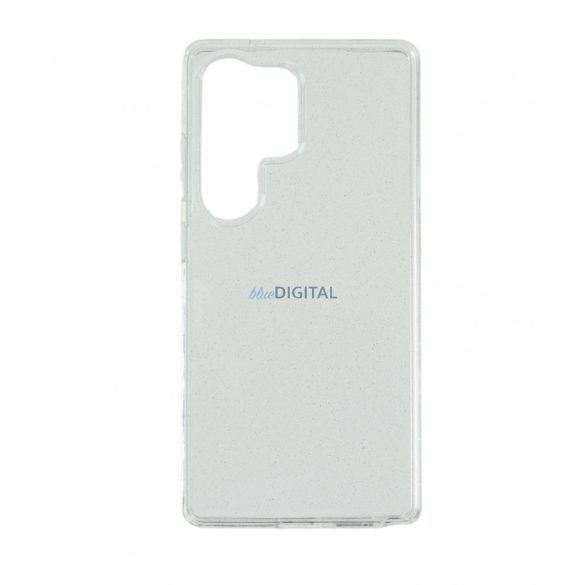 Samsung Galaxy S25 Ultra csillámos szilikon hátlap, Átlátszó