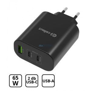 Hálózati töltő adapter gyorstöltő funkcióval 65W