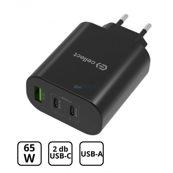 Hálózati töltő adapter gyorstöltő funkcióval 65W