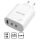 Hálózati töltő adapter gyorstöltő funkcióval 65W, Fehér Hálózati töltő adapter gyorstöltő funkcióval 65W, Fehér
