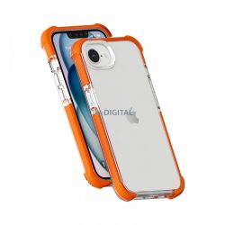 iPhone 16e ütésálló szilikon hátlap, Narancs
