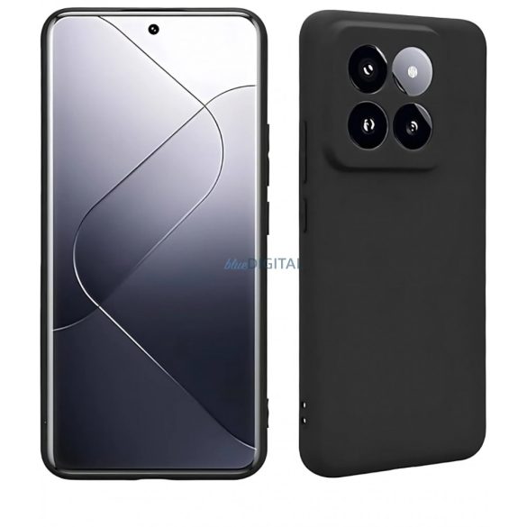 Xiaomi 14 Pro 5G prémium szilikon tok,Fekete