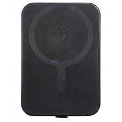   Kinyitható mágneses kártyatartó telefonhoz nyomkövetéssel,Fekete