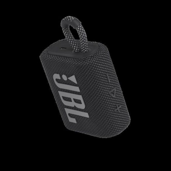 JBL GO3 Hordozható Bluetooth hangszóró,vízálló,Fek