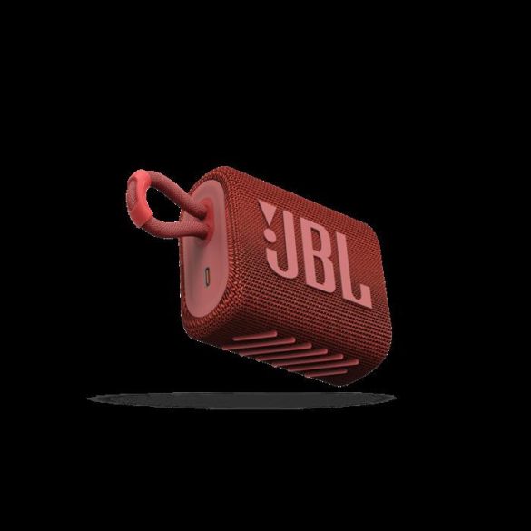 JBL GO3 Hordozható Bluetooth hangszóró,vízálló,Piros