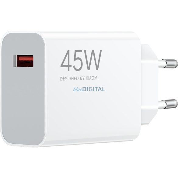 Xiaomi 45W hálózati gyorstöltő, USB-A, fehér BHR07SLEU