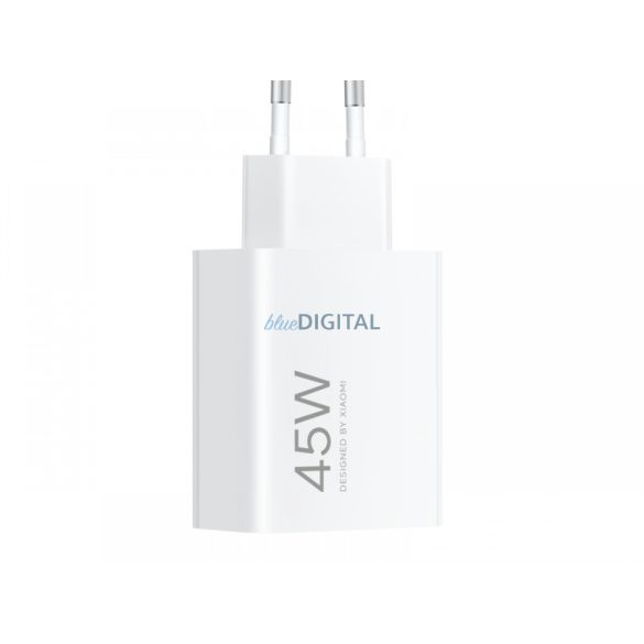 Xiaomi 45W hálózati gyorstöltő, USB-A, fehér BHR07SLEU