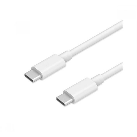 USB Type-C adat-és töltőkábel, 1,5m, fehér