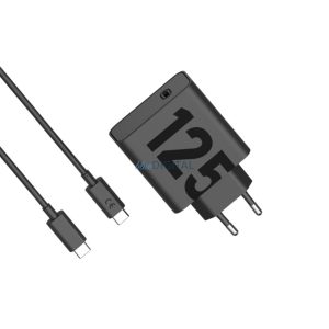 Motorola TurboPower USB-C 125W hálózati adapter kábellel, fekete