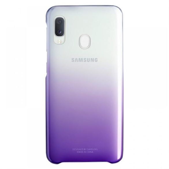 Samsung Galaxy A20e gradation cover hátlap, Viola