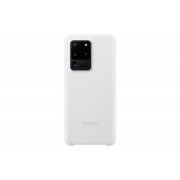 Samsung Galaxy S20 Ultra szilikon védőtok, Fehér