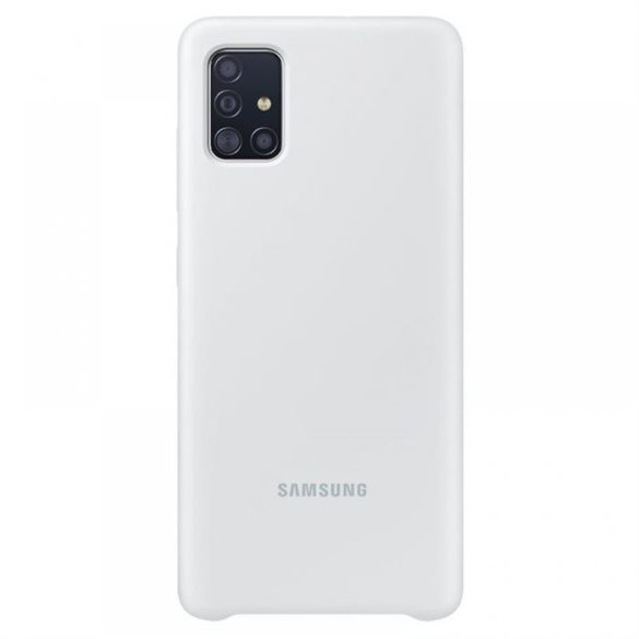 Samsung Galaxy A51 szilikon védőtok, Fehér