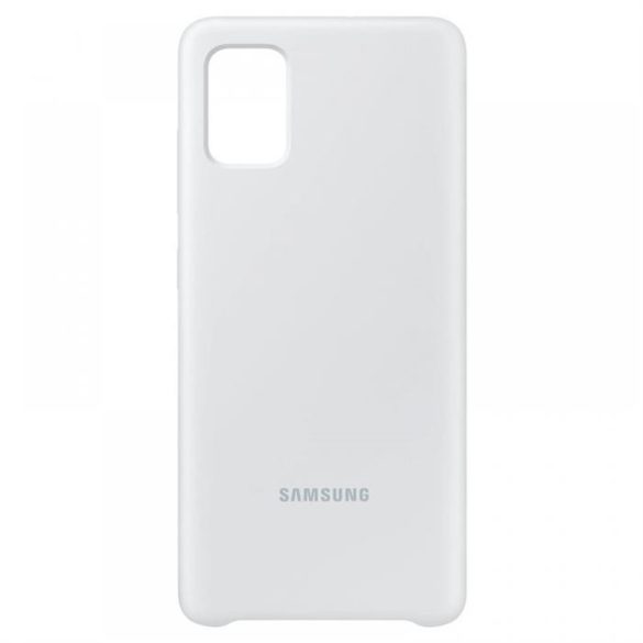 Samsung Galaxy A51 szilikon védőtok, Fehér