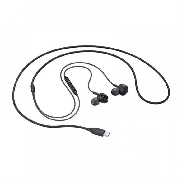 SAMSUNG EO-IC100 Type-C headset, AKG hangzással, Fekete