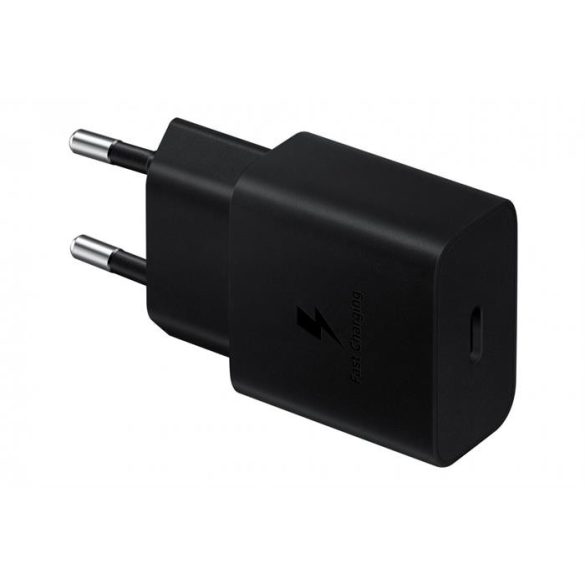 Samsung hálózati adapter, 15W PD USB-C, Fekete