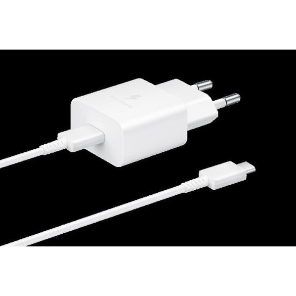 Sam hálózati adapter kábellel,15W PD USB-C,Fehér