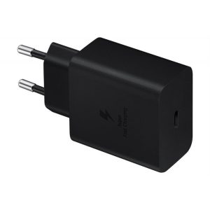 Samsug hálózati adapter kábellel,45W PD USB-C,Feke