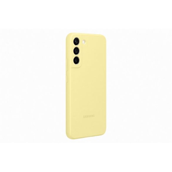 Samsung Galaxy S22 Plus szilikon védőtok, Sárga