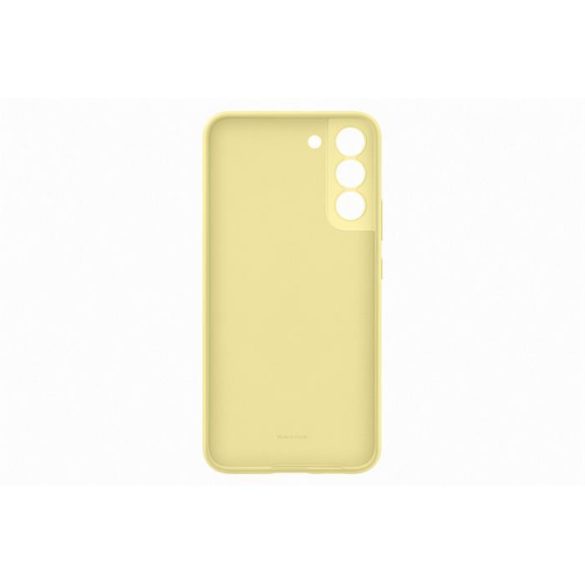 Samsung Galaxy S22 Plus szilikon védőtok, Sárga