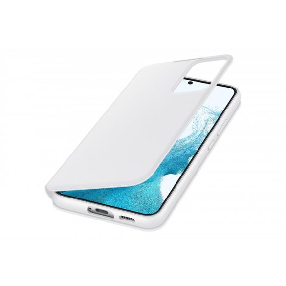 Samsung S22 Plusz smart clear view cover,Fehér