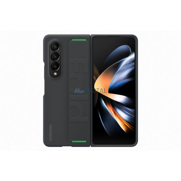 Samsung Galaxy Z Fold 4 Szilikon Grip tok, Fekete