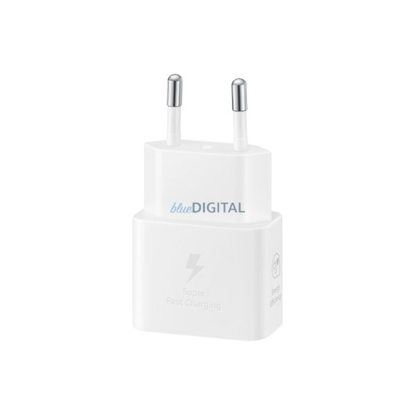 Samsung hálózati adapter kábellel, 25W, fehér