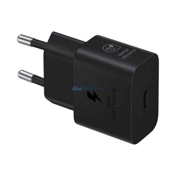 Samsung hálózati adapter kábellel, 25W, fekete