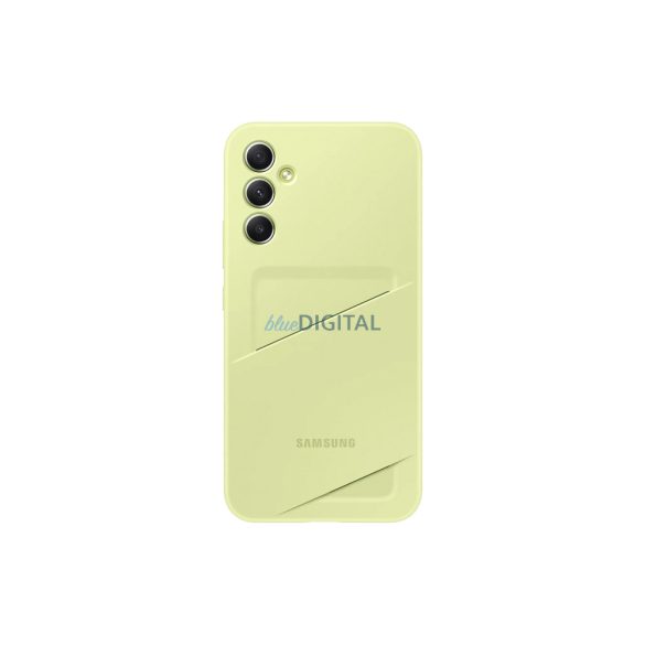 Samsung Galaxy A34 5G kártyatartós hátlap, Lime