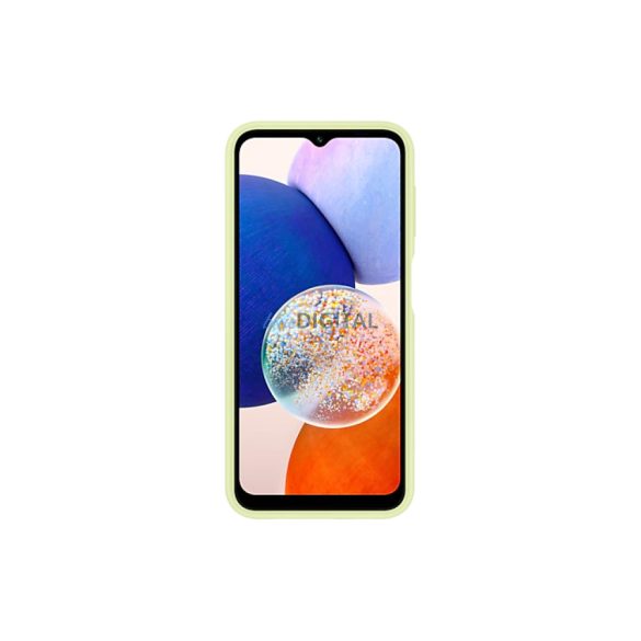 Samsung A25 5G kártyatartós hátlap, Lime