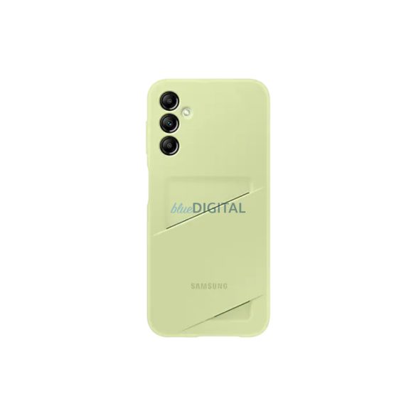 Samsung A15 kártyatartós hátlap, Lime