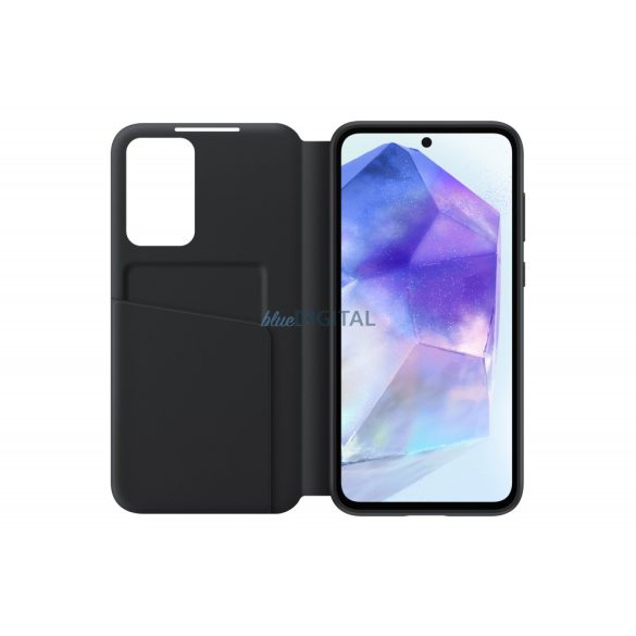 Samsung Galaxy A55 5G smart view wallet tok, Fekete