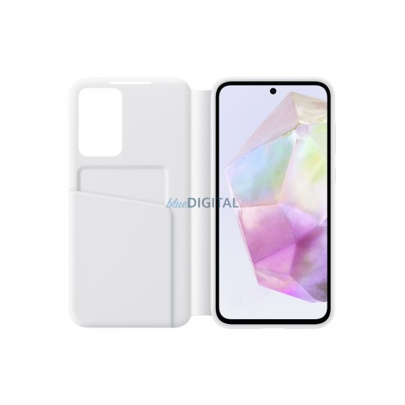 Samsung Galaxy A35 5G smart view wallet tok, Fehér