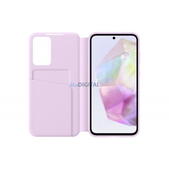 Samsung Galaxy A35 5G smart view wallet tok, Levendula