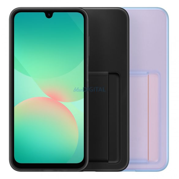 Samsung A26 5G kártyatartós hátlap, Fekete