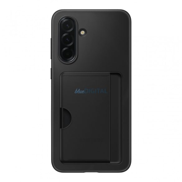 Samsung A36 5G kártyatartós hátlap, Fekete