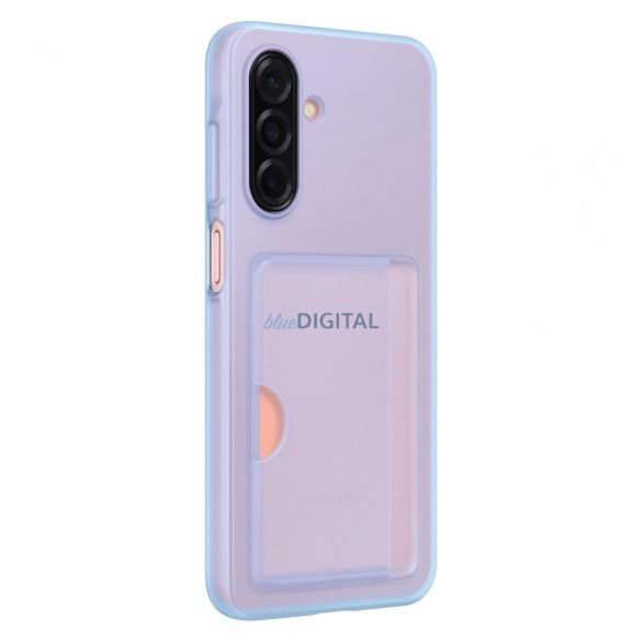 Samsung A26 5G kártyatartós hátlap, Kék