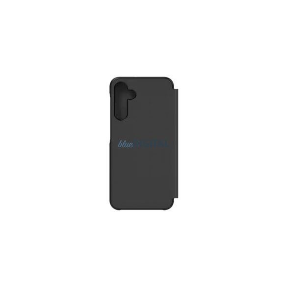 Samsung A15 4G/5G kártyatartós flip tok, Fekete
