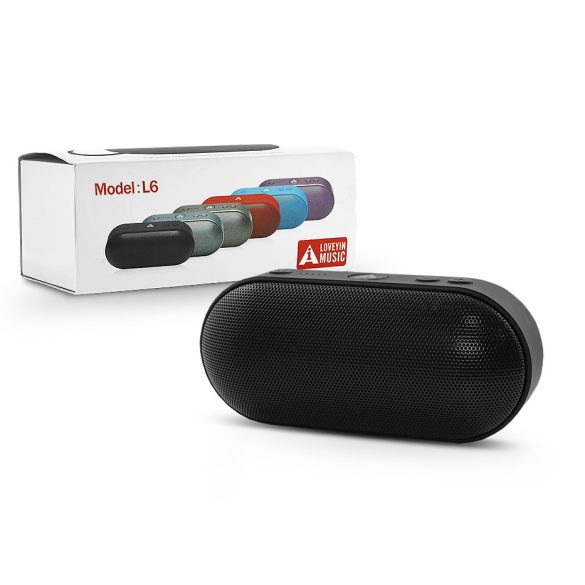 Bluetooth mini hangszóró - L6 Bluetooth Wireless Speaker - fekete