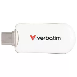 Verbatim Plectra pendrive 128GB USB-C – fehér (30229)