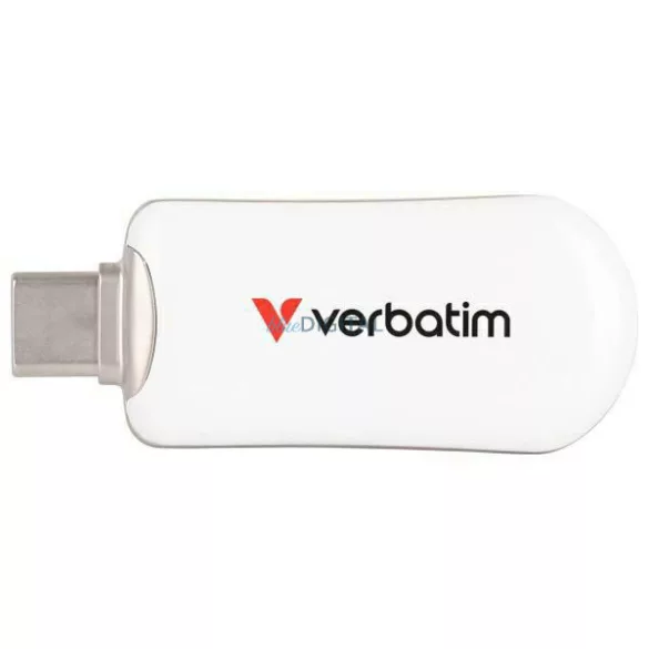 Verbatim Plectra pendrive 128GB USB-C – fehér (30229)