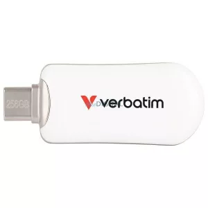 Verbatim Plectra pendrive 256GB USB-C – fehér (30230)