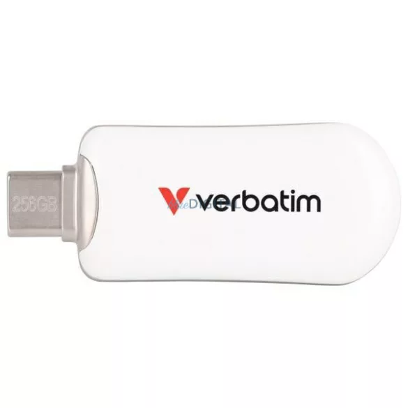 Verbatim Plectra pendrive 256GB USB-C – fehér (30230)