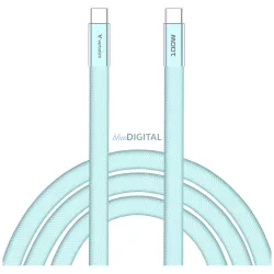   Verbatim Sync & Charge SoftTouch kábel USB-C - USB-C 100W PD3.0 120cm – kék (30276)