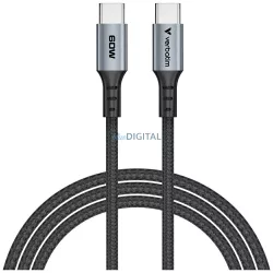   Verbatim Sync & Charge kábel USB-C - USB-C QC PD 60W 120cm – fekete (31845)