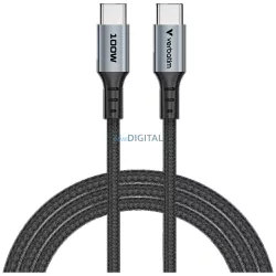   Verbatim Sync & Charge kábel USB-C - USB-C PD3.0/QC3.0 120cm – fekete (31846)