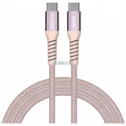   Verbatim Sync & Charge kábel USB-C - USB-C PD3.0/QC3.0 120cm – rózsaszín (31857)