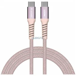 Verbatim Sync & Charge kábel USB-C - USB-C PD3.0/QC3.0 120cm – rózsaszín (31857)